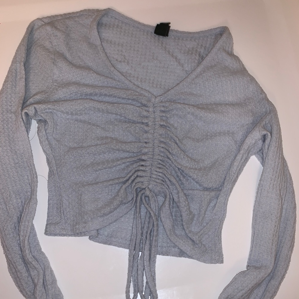 Wild fable long sleeve crop top